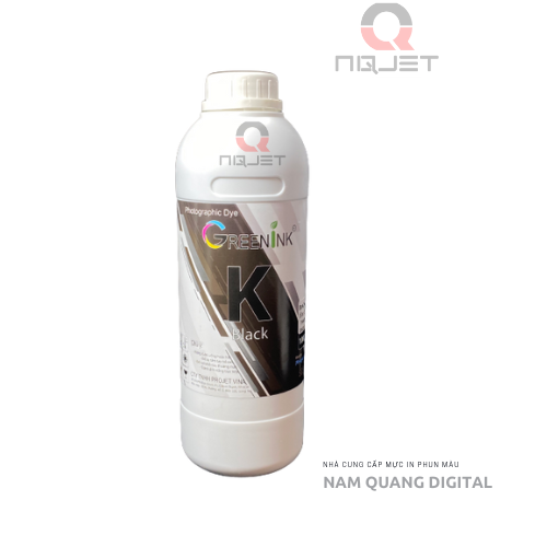 Mực in greenink -Projet Vina1000ml - 1 lít (BK) màu ĐEN Mực in greenink -Projet Vina1000ml - 1 lít (BK) màu ĐEN