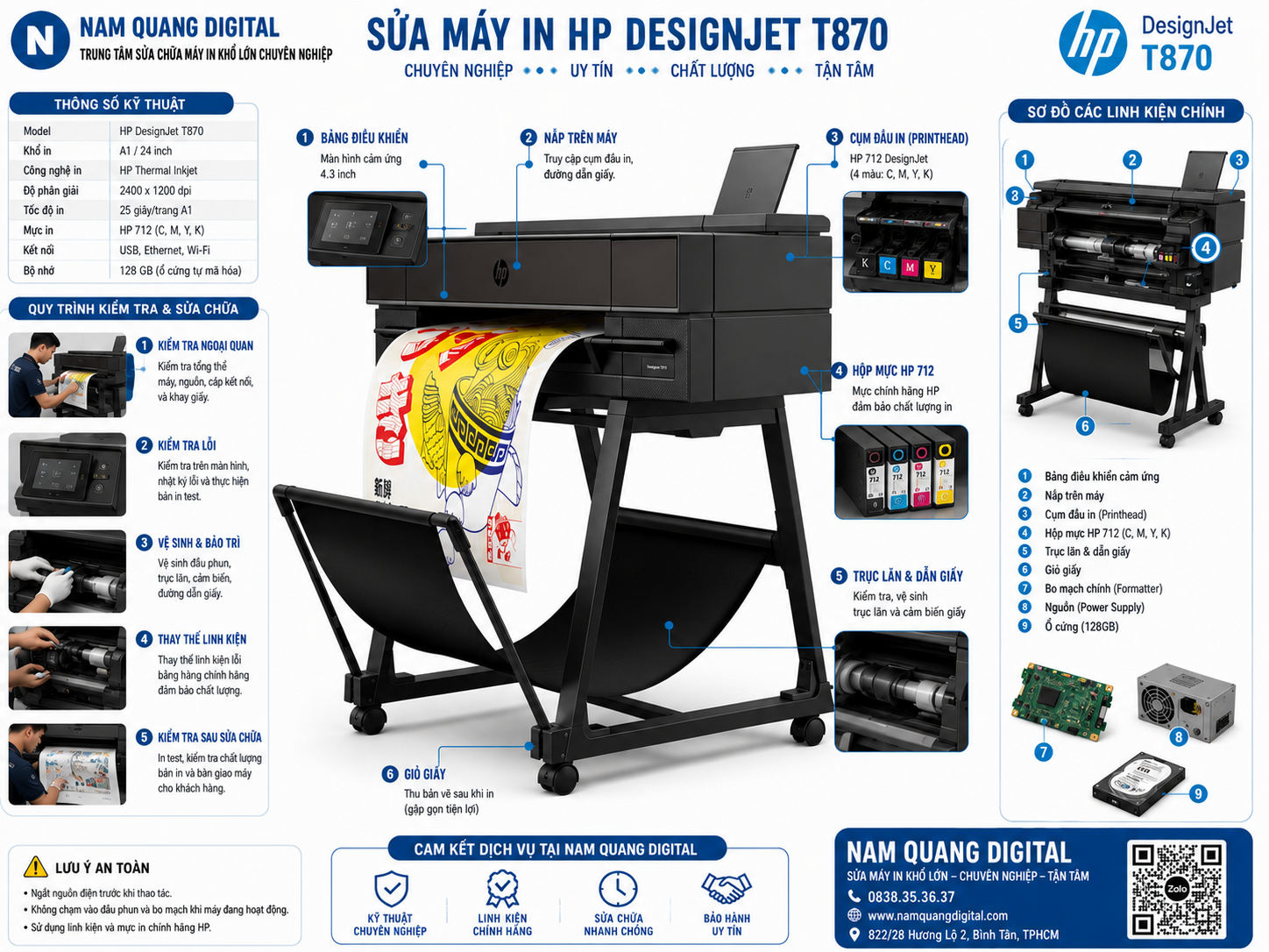 Sửa Máy In HP DesignJet T870 Tận Nơi Giá Rẻ Uy Tín TPHCM Sửa Máy In HP DesignJet T870 Tận Nơi Giá Rẻ Uy Tín TPHCM