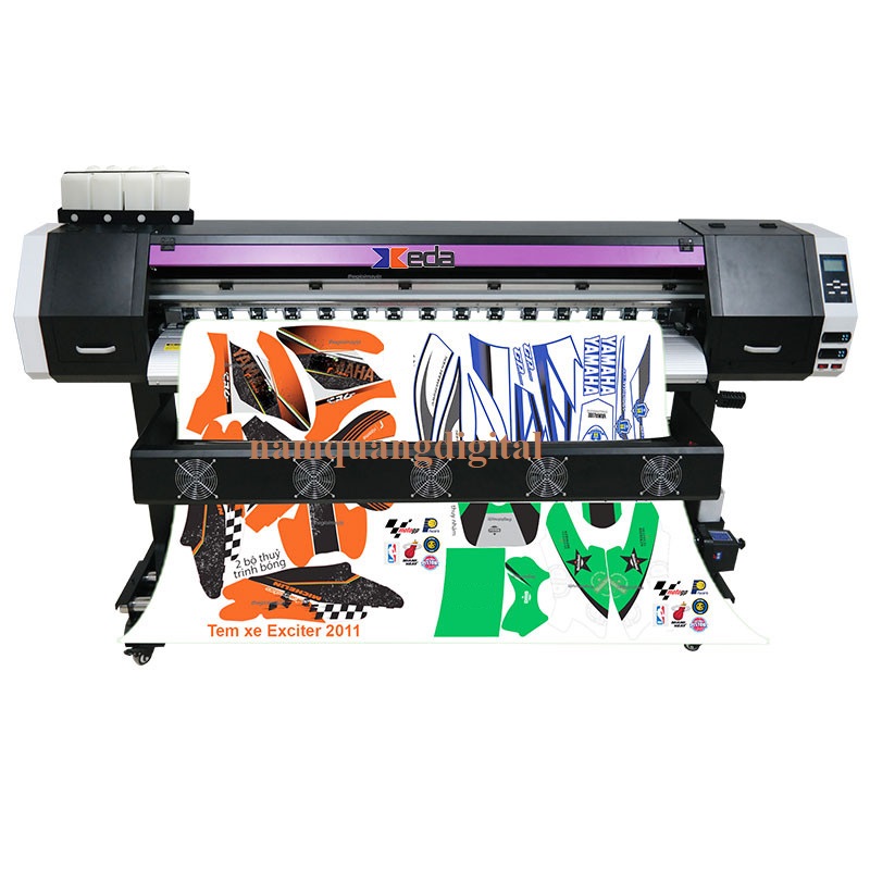 Máy in Quảng cáo -In tem decal xe hiệu xkeda Máy in Quảng cáo -In tem decal xe hiệu xkeda