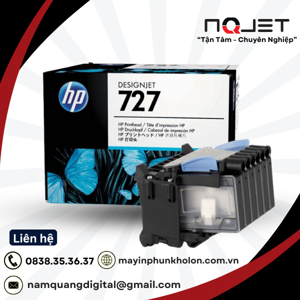 Đầu phun HP T1600 HP 732 (B3P06A) Chính Hãng Đầu phun HP T1600 HP 732 (B3P06A) Chính Hãng