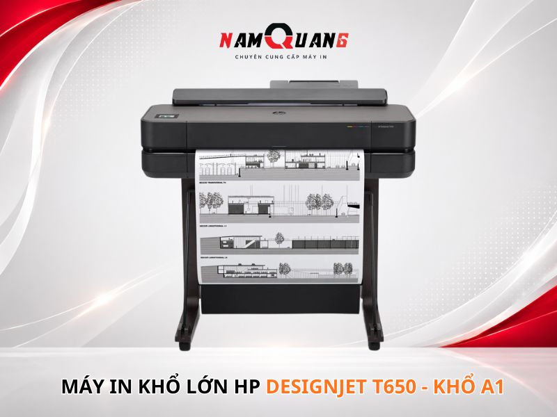 Máy in khổ lớn HP DesignJet T650 - Khổ A1