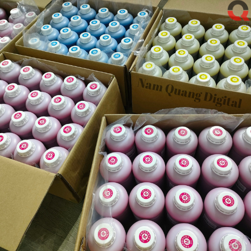 Combo 4 lít mực in bạt quảng cáo decal eco dầu Combo 4 lít mực in bạt quảng cáo decal eco dầu