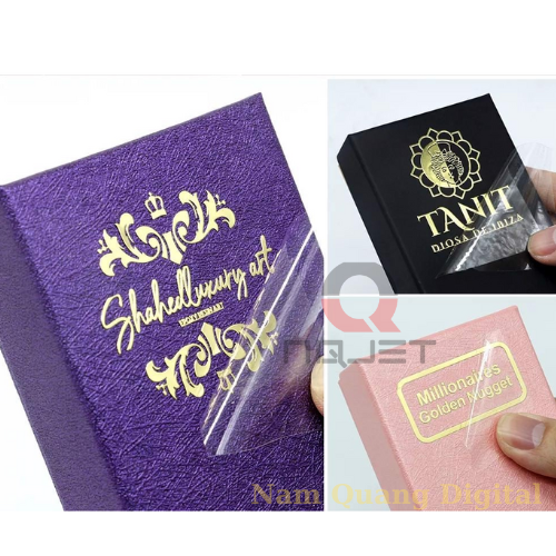 Máy in UV DTF nhũ vàng khổ 30cm Máy in UV DTF nhũ vàng khổ 30cm