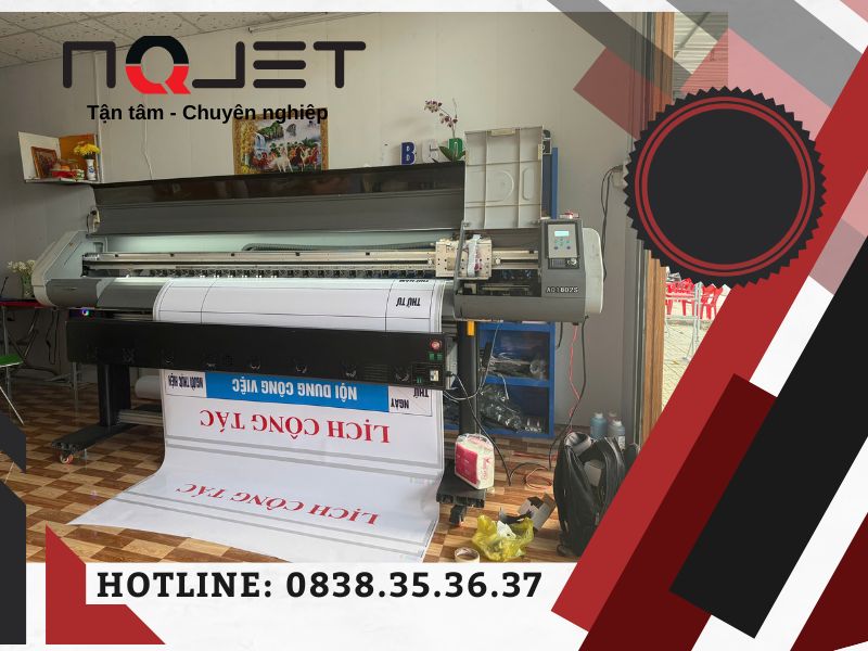 Máy In Bạt Cũ 1m8 In Ngoài Trời tphcm Máy In Bạt Cũ 1m8 In Ngoài Trời