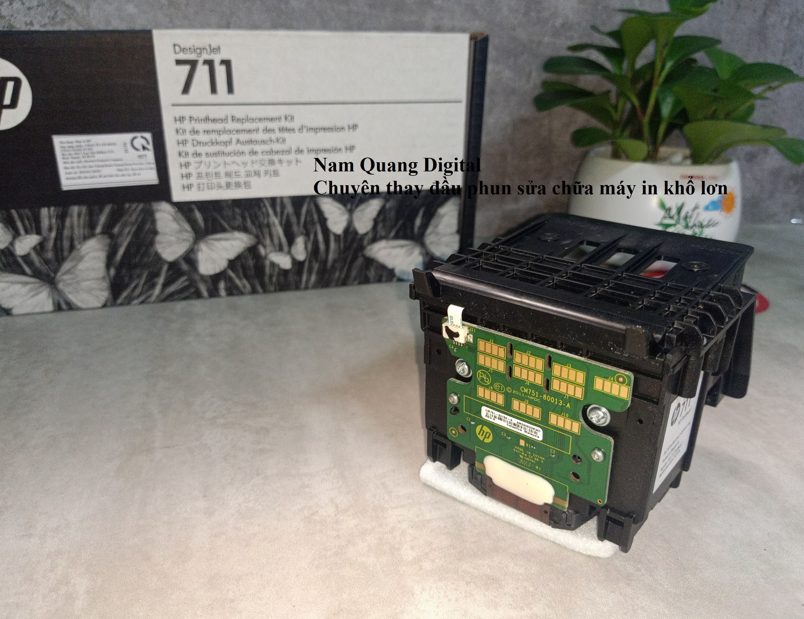 thay đầu phun T520 cho máy in hp khổ lớn tại binh dương