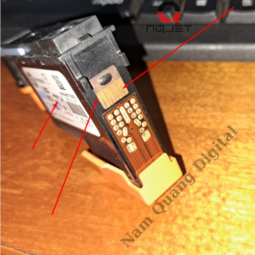 Chip nhận đầu phun HP T1708 ( đầu hp731) Chip nhận đầu phun HP T1708 ( đầu hp731)