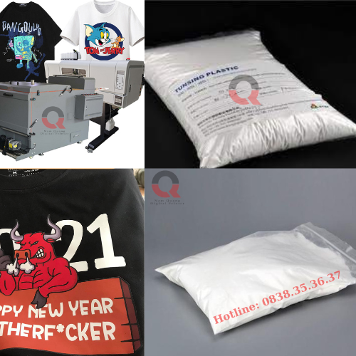 Bột trắng TPU cho máy in pét chuyển nhiệt khổ 60cm-30cm Bột trắng TPU cho máy in pét chuyển nhiệt khổ 60cm-30cm