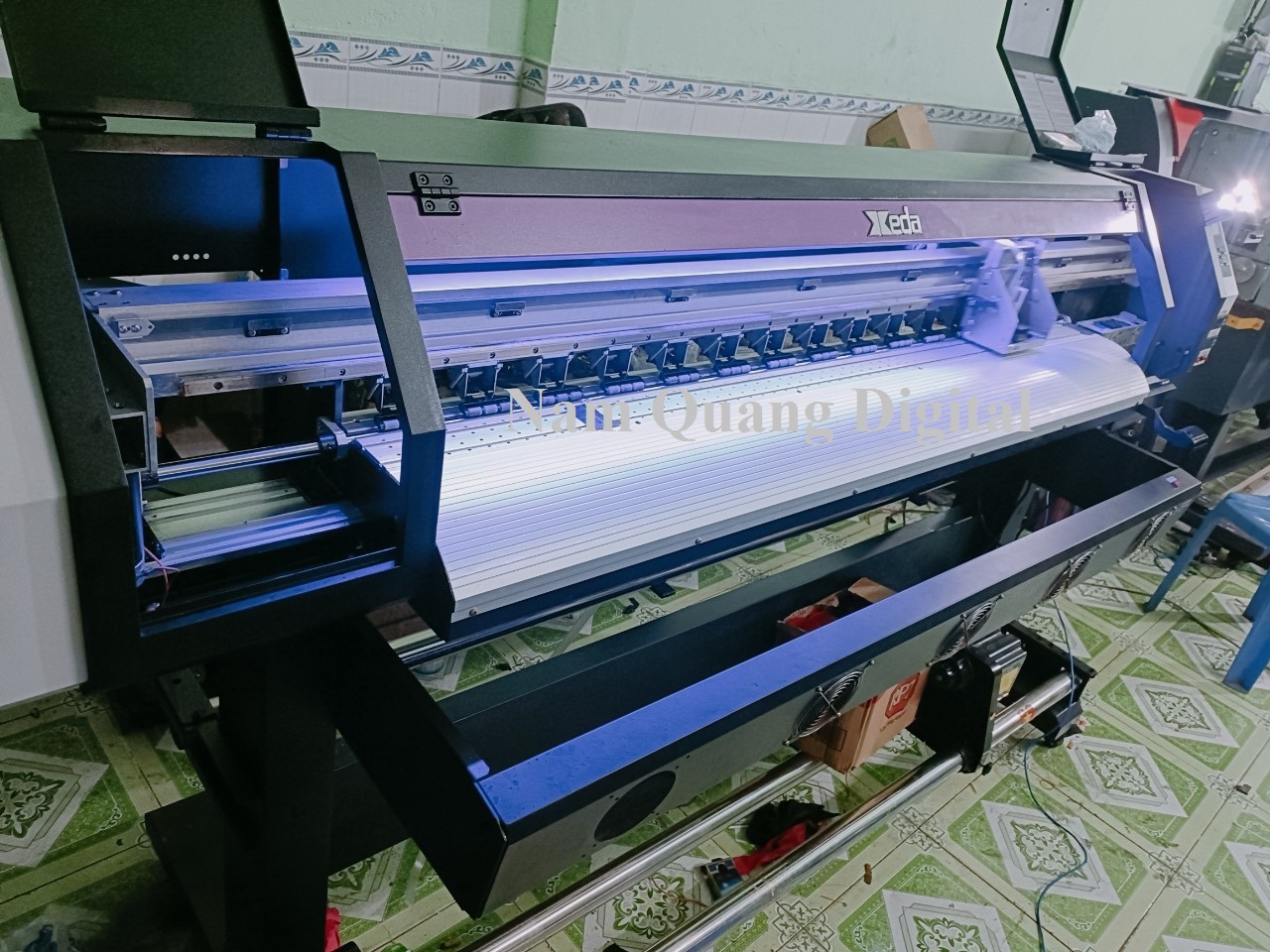 Giá máy in decal khổ 1m8 cũ hiệu xkeda Giá máy in decal khổ 1m8 cũ hiệu xkeda