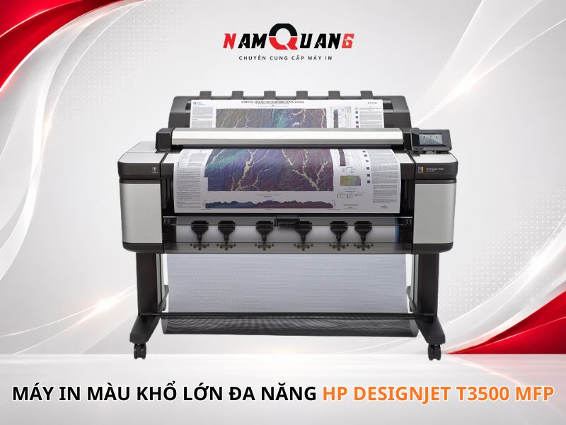 Máy in màu khổ lớn đa năng HP Designjet T3500 MFP