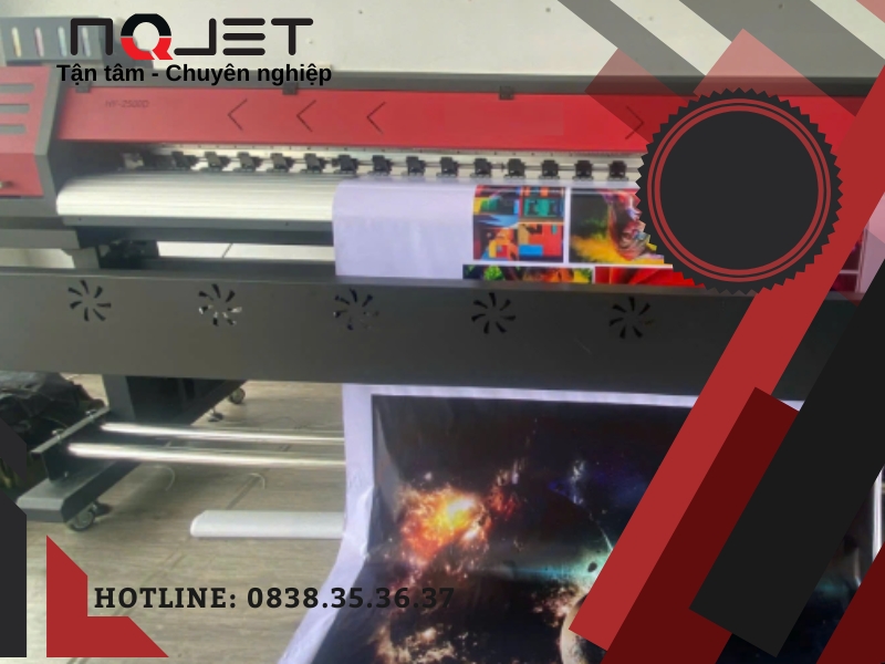 Máy in bạt khổ lớn 2m5 lắp đầu i3200 Máy in bạt khổ lớn 2m5 lắp đầu i3200