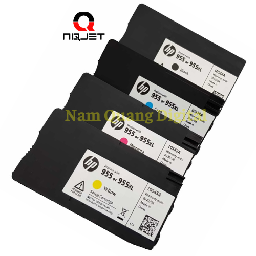 Bộ mực zin hãng Hp 955 hàng bóc máy bộ 4 màu Hp 7720/ 7740/ 8210/ 8216/ 8710/ 8720/ 8730 Bộ mực zin hãng Hp 955 hàng bóc máy bộ 4 màu Hp 7720/ 7740/ 8210/ 8216/ 8710/ 8720/ 8730
