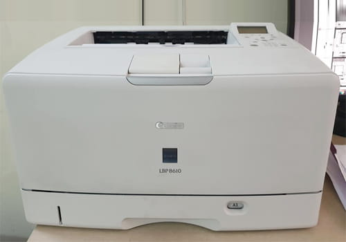 MÁY IN A3 CANON LBP 8610 CŨ IN QUA MẠNG LAN MÁY IN A3 CANON LBP 8610 CŨ IN QUA MẠNG LAN