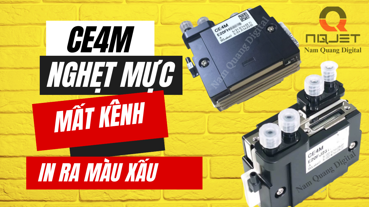 Xúc rửa đầu phun UV Toshiba CE4M bị nghẹt mực Xúc rửa đầu phun UV Toshiba CE4M bị nghẹt mực