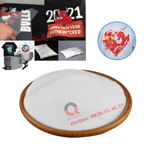 Bột trắng TPU cho máy in pét chuyển nhiệt khổ 60cm-30cm Bột trắng TPU cho máy in pét chuyển nhiệt khổ 60cm-30cm