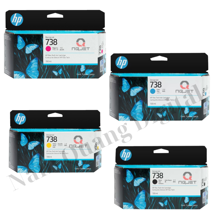 Mực in A0 Designjet T850/T950 - HP 738 Ink Cartridge Mực in A0 Designjet T850/T950 - HP 738 Ink Cartridge