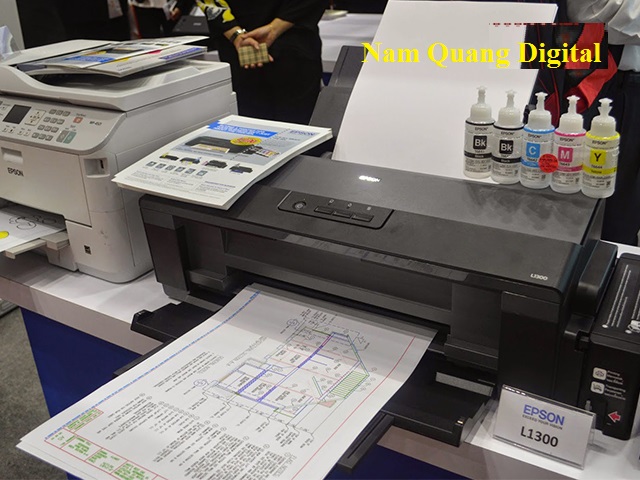 máy in phun màu Epson khổ A3 model là L1300 máy in phun màu Epson khổ A3 model là L1300