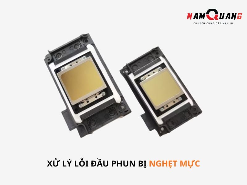 Xử lý lỗi Đầu phun bị nghẹt mực