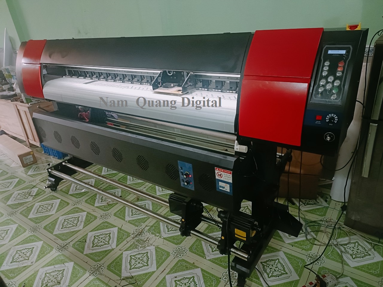 Máy in decal quảng cáo khổ 1m9/lắp đầu i3200 Máy in decal quảng cáo khổ 1m9/lắp đầu i3200