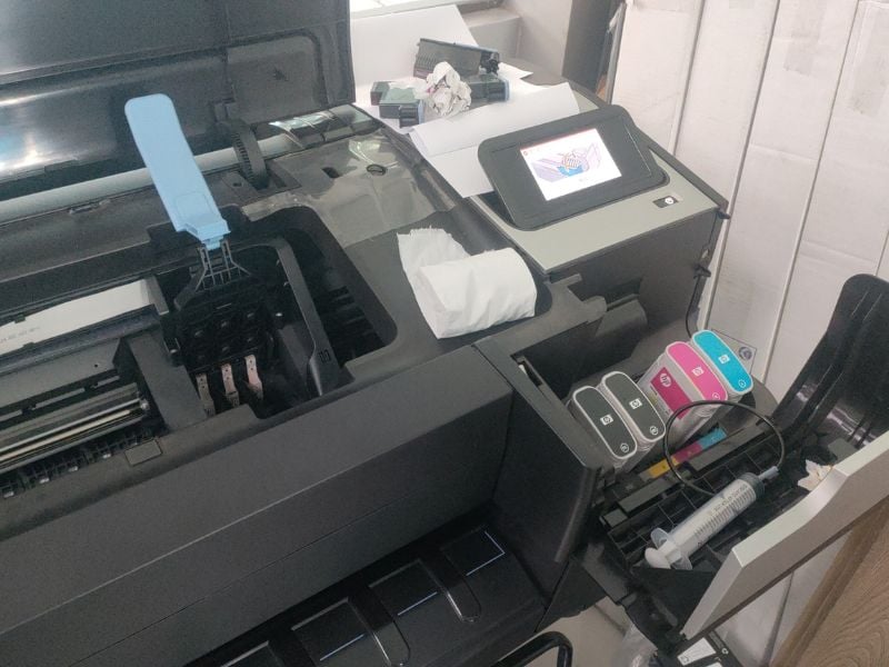 Dịch vụ nạp mực HP DesignJet T870 tận nơi bao gồm những gì?