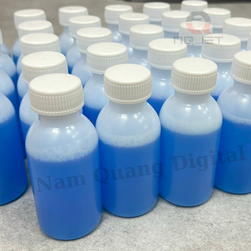 Dung dịch nước xanh thần thánh chuyên xử lí máy in thùng carton Dung dịch nước xanh thần thánh chuyên xử lí máy in thùng carton