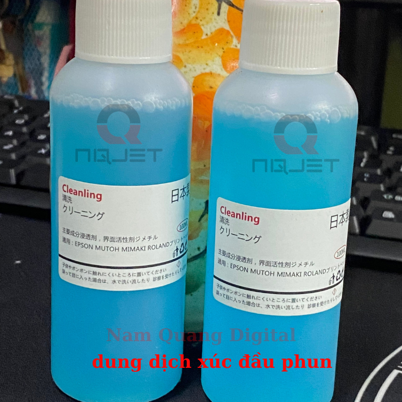 Dung dịch xúc rửa đầu phun Mimaki/Mutoh /Epson / Roland Dung dịch xúc rửa đầu phun Mimaki/Mutoh /Epson / Roland