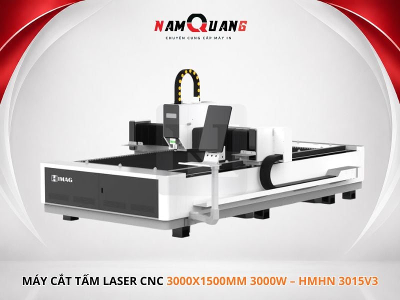 Máy cắt tấm LASER CNC 3000x1500mm 3000W – HMHN 3015V3