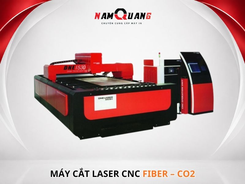 máy cắt Laser CNC Fiber – CO2