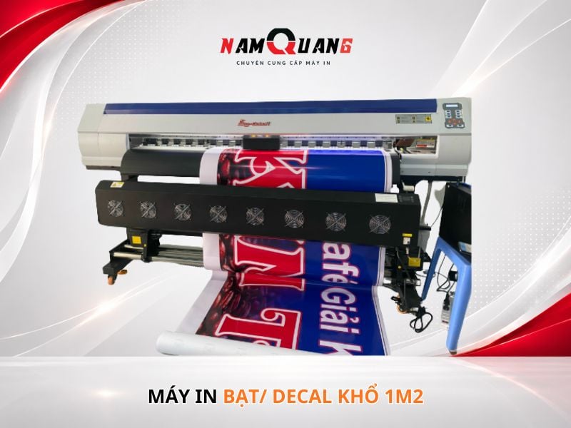 Máy in bạt/ decal khổ nhỏ 1m2, 1m6, 1m8