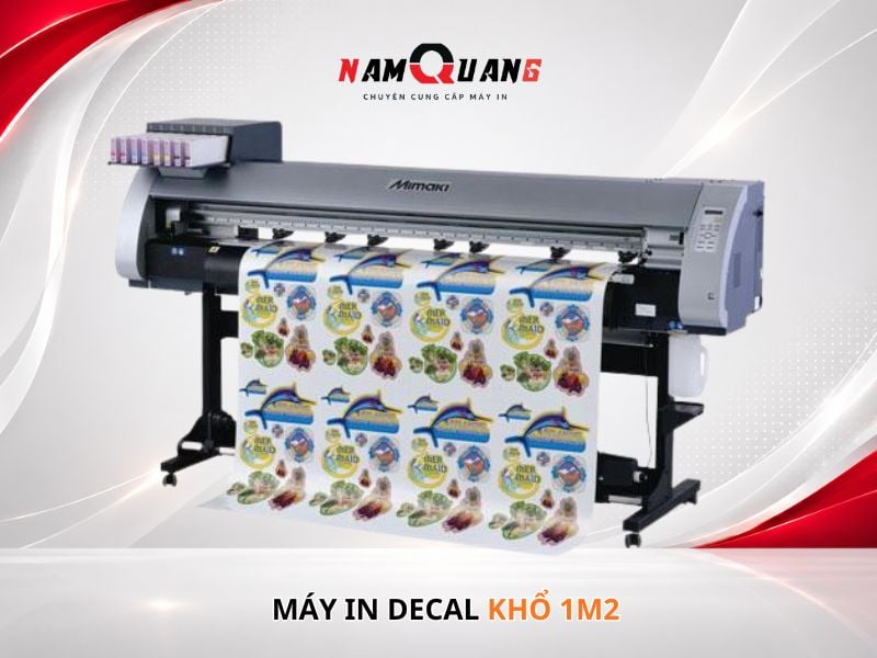 Máy in decal khổ 1m2 thương hiệu Mimaki