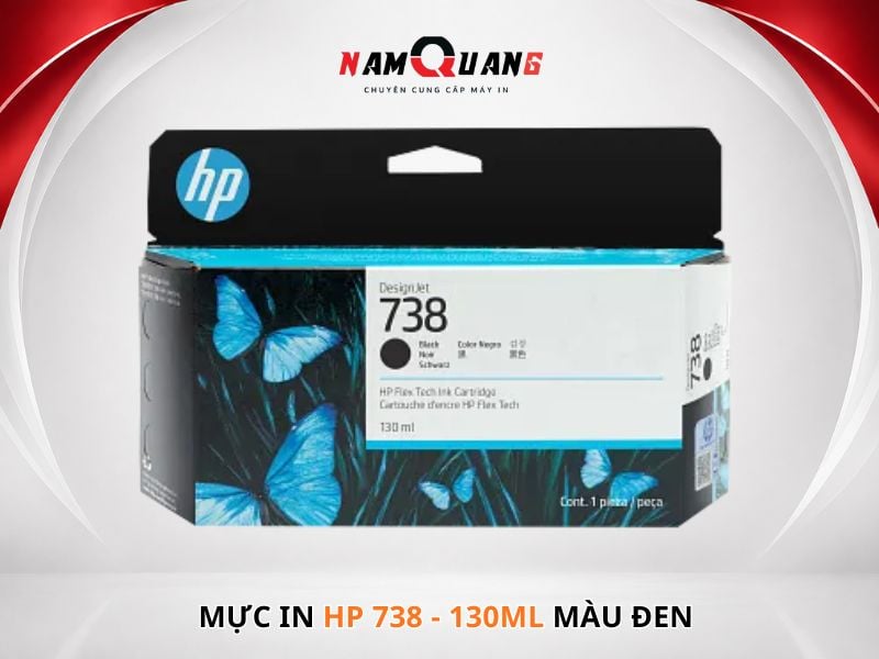Mực in HP 738 - 130ml màu đen