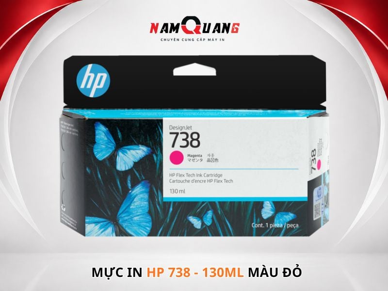 Mực in HP 738 - 130ml màu đỏ