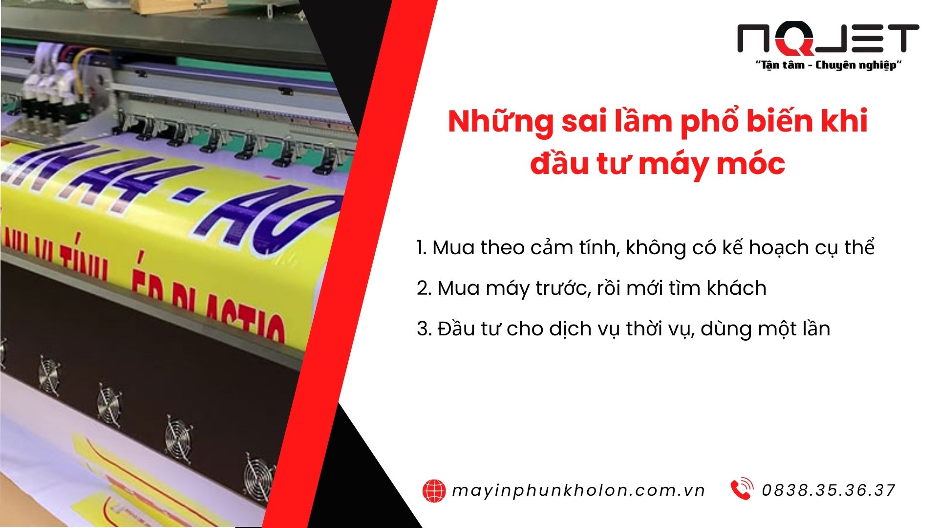 Những sai lầm phổ biến khi đầu tư máy móc Những sai lầm phổ biến khi đầu tư máy móc