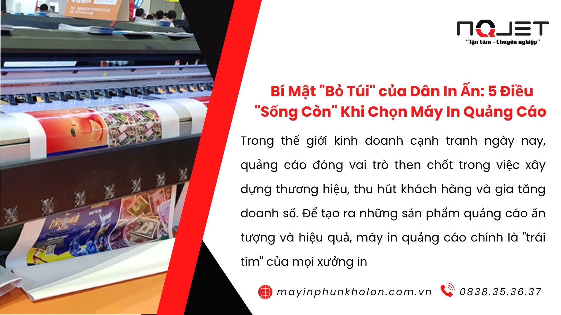 Bí Mật 'Bỏ Túi' của Dân In Ấn: 5 Điều 'Sống Còn' Khi Chọn Máy In Quảng Cáo (Đừng Bỏ Lỡ!) Bí Mật 'Bỏ Túi' của Dân In Ấn: 5 Điều 'Sống Còn' Khi Chọn Máy In Quảng Cáo (Đừng Bỏ Lỡ!)