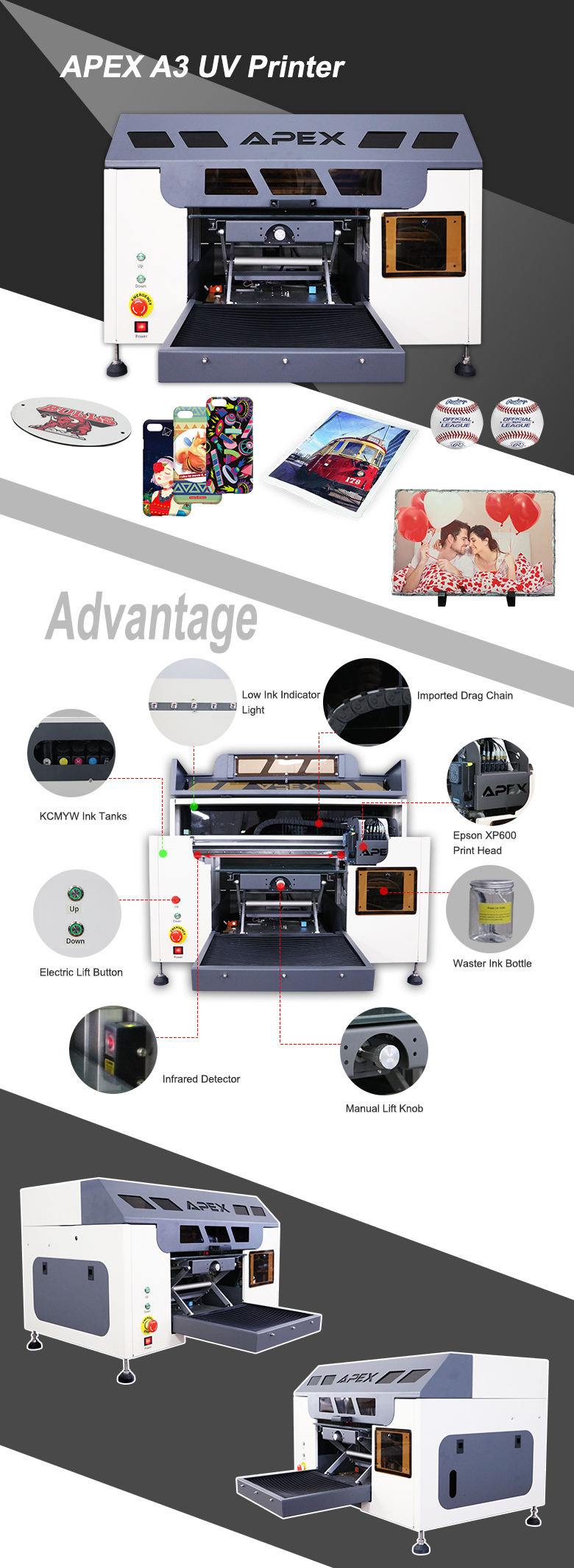 Máy in UV A3 Apex UV3042 cũ 98% Máy in UV A3 Apex UV3042 cũ 98%