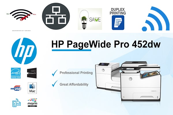 Máy in màu HP PageWide Pro 452dw Máy in màu HP PageWide Pro 452dw