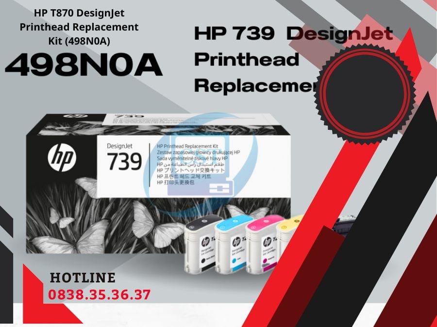 Đầu In HP T870 DesignJet Printhead Replacement Kit (498N0A) Đầu In HP T870 DesignJet Printhead Replacement Kit (498N0A)