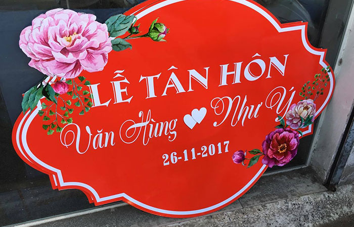 Máy in pp - decal khổ lớn nào in sự kiện tiệc cưới Máy in pp - decal khổ lớn nào in sự kiện tiệc cưới