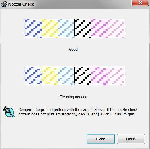 Có một số dấu hiệu nhận biết máy in Epson L8050 bị sọc. Có một số dấu hiệu nhận biết máy in Epson L8050 bị sọc.
