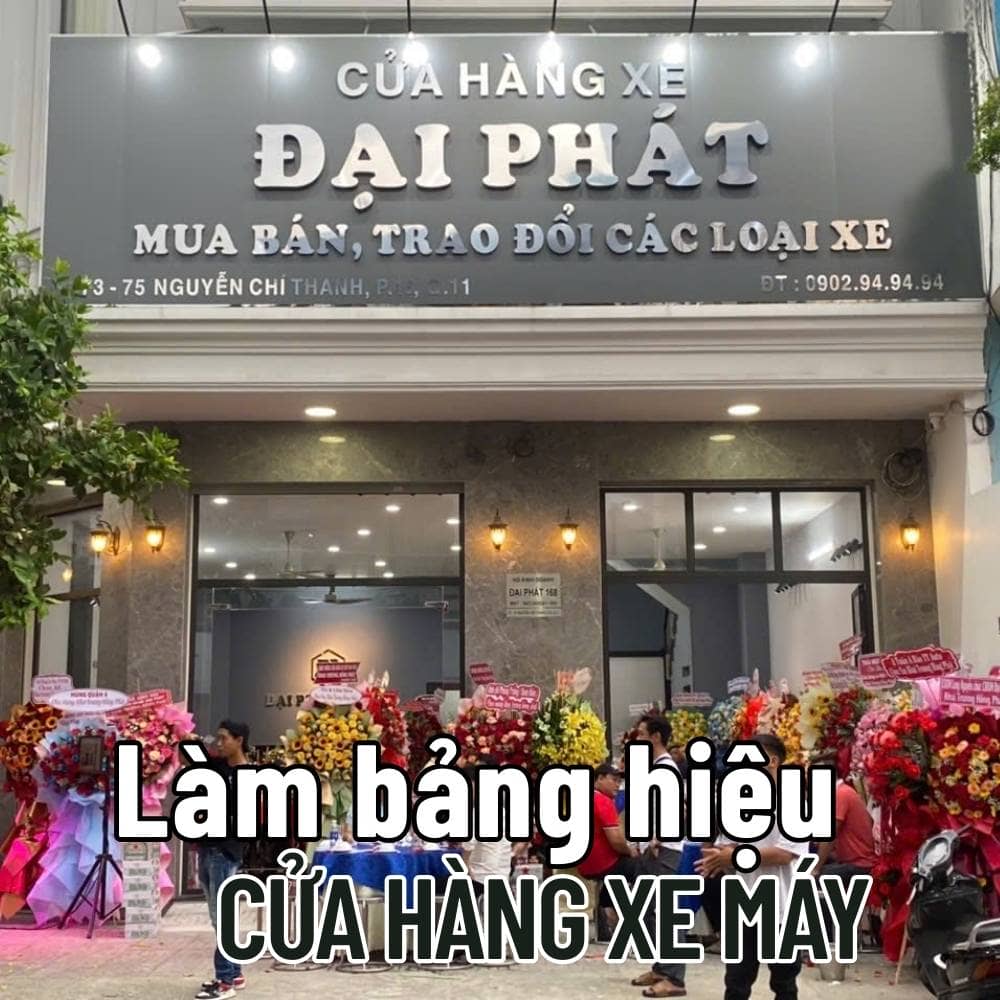 Làm biển hiệu - Làm bảng hiệu Quy Nhơn uy tín chất lượng Làm biển hiệu - Làm bảng hiệu Quy Nhơn
