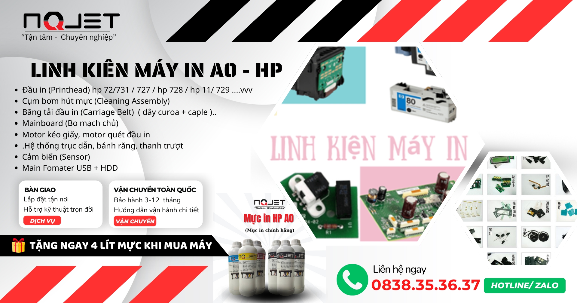 Linh Kiện Máy In A0 HP DesignJet Linh Kiện Máy In A0 HP DesignJet