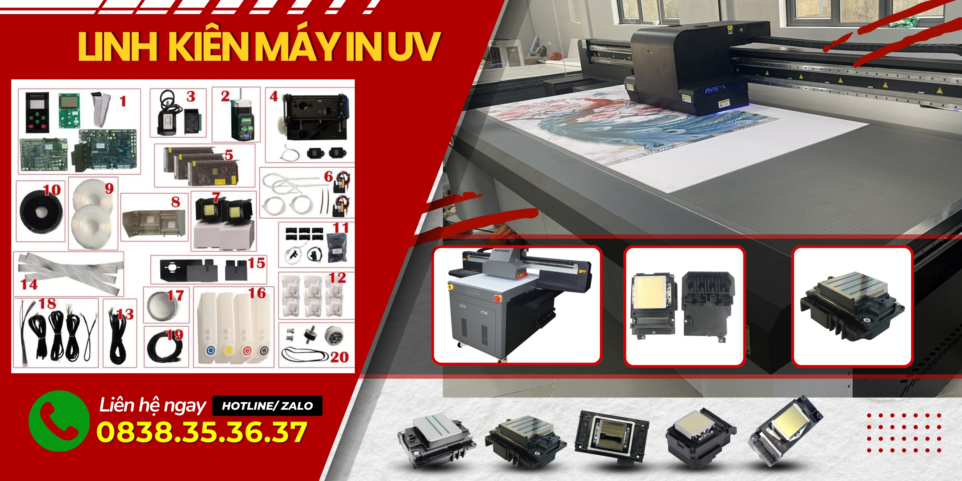 Linh Kiện Máy In UV Là Gì? Toàn Bộ Kiến Thức Quan Trọng Chủ Xưởng Phải Biết Linh Kiện Máy In UV Là Gì? Toàn Bộ Kiến Thức Quan Trọng Chủ Xưởng Phải Biết