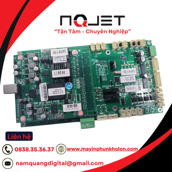 Main chính usb máy in bạt HongYing HY1850 xp600/dx10 Main chính usb máy in bạt HongYing HY1850 xp600/dx10