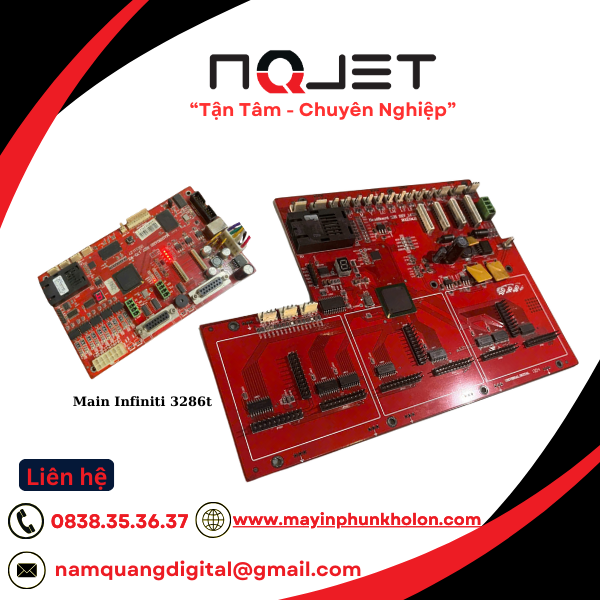 Main đầu in bạt 3m2 khổ lớn infiniti 3286t chính hãng Main đầu in bạt 3m2 khổ lớn infiniti 3286t chính hãng