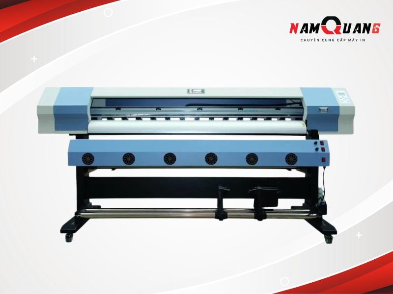 Máy in bạt decal khổ 1.6m sử dụng đầu phun dx5