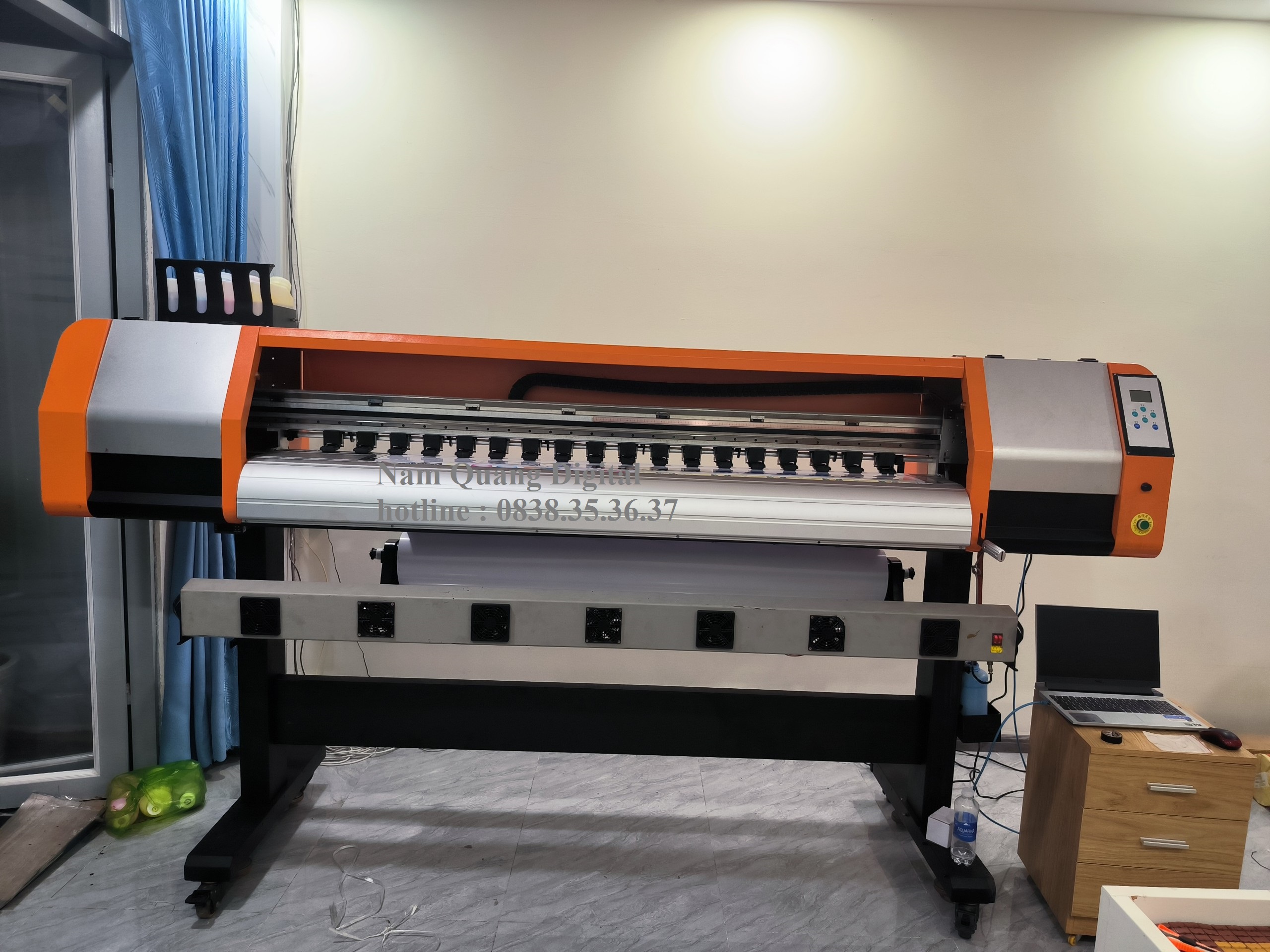 Máy in decal khổ 1m9 cũ đầu phun mới Máy in decal khổ 1m9 cũ đầu phun mới