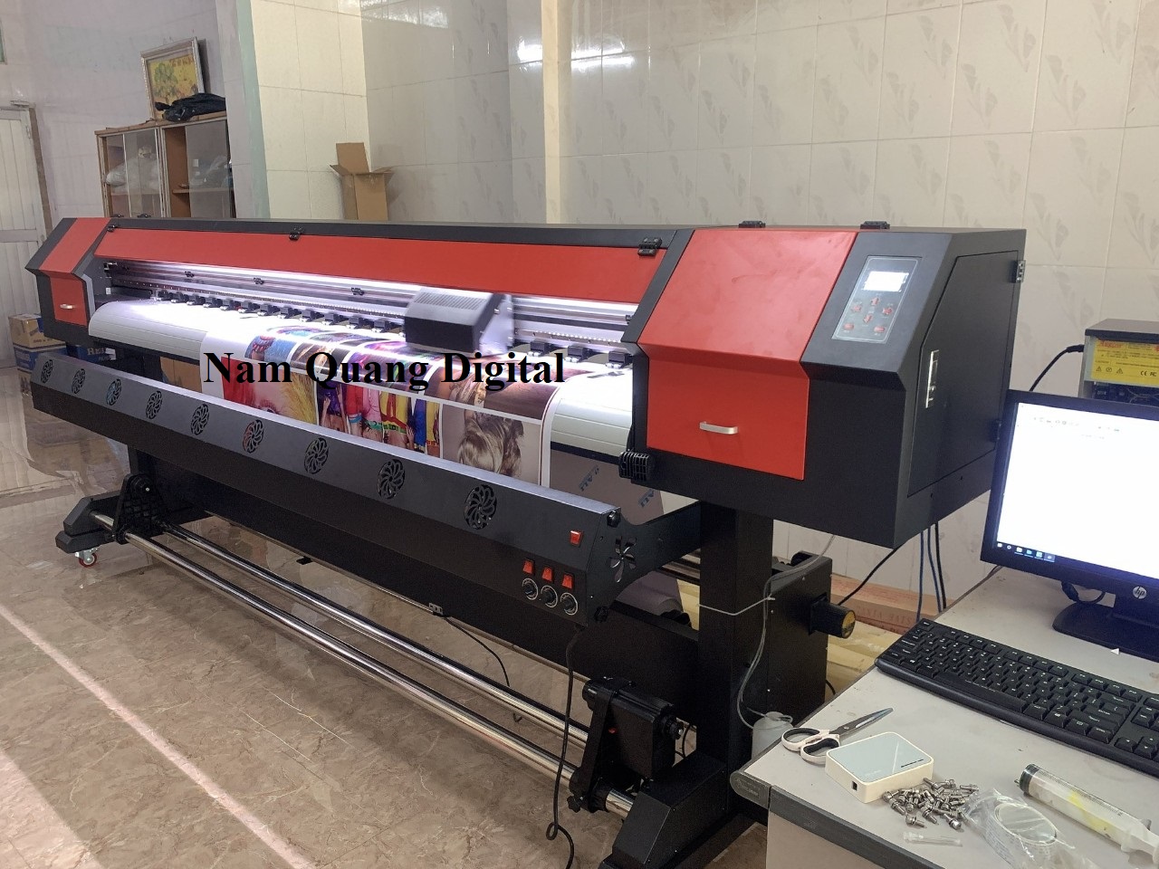 Máy in bạt khổ 2m Máy in bạt khổ 2m