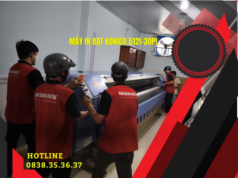 Máy in bạt Konica 512i-30PL Máy in bạt Konica 512i-30PL