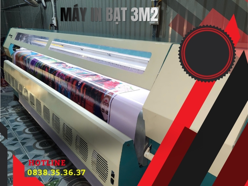 Máy in bạt phông nền cỡ 3m2 giá rẻ Máy in bạt phông nền cỡ 3m2 giá rẻ