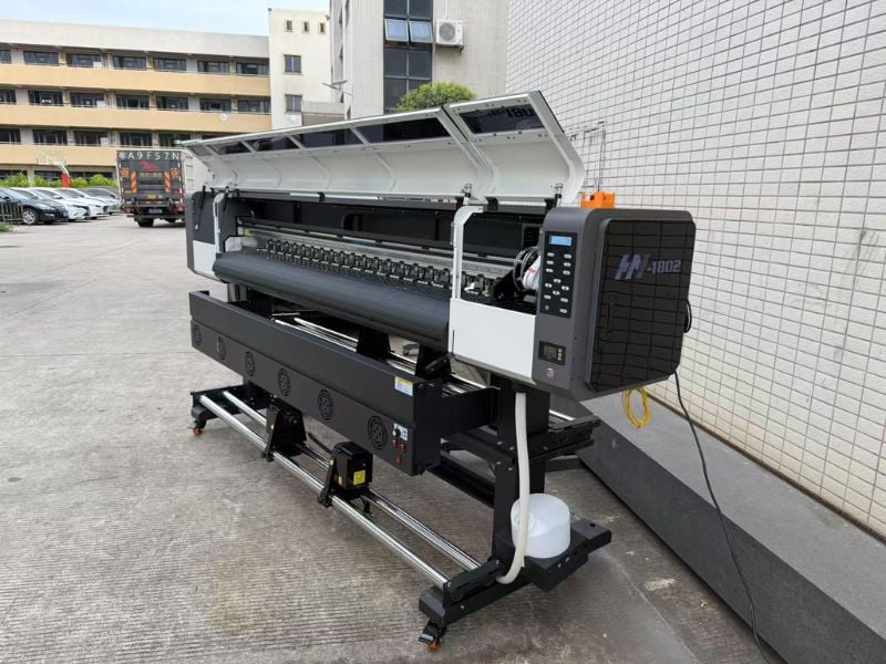 Máy in chuyển nhiệt khổ 1m8 cho người mới khởi nghiệp