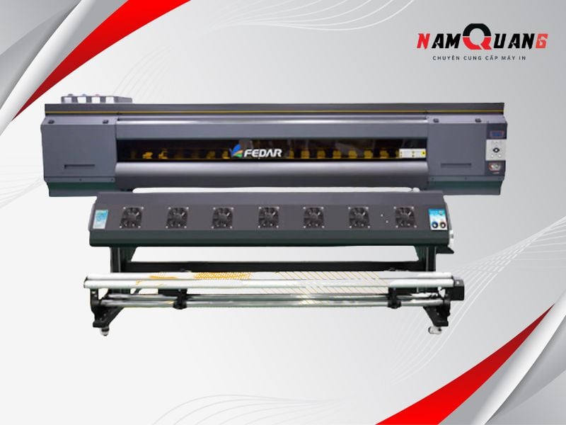Máy in chuyển nhiệt khổ 1m8 cho người mới khởi nghiệp
